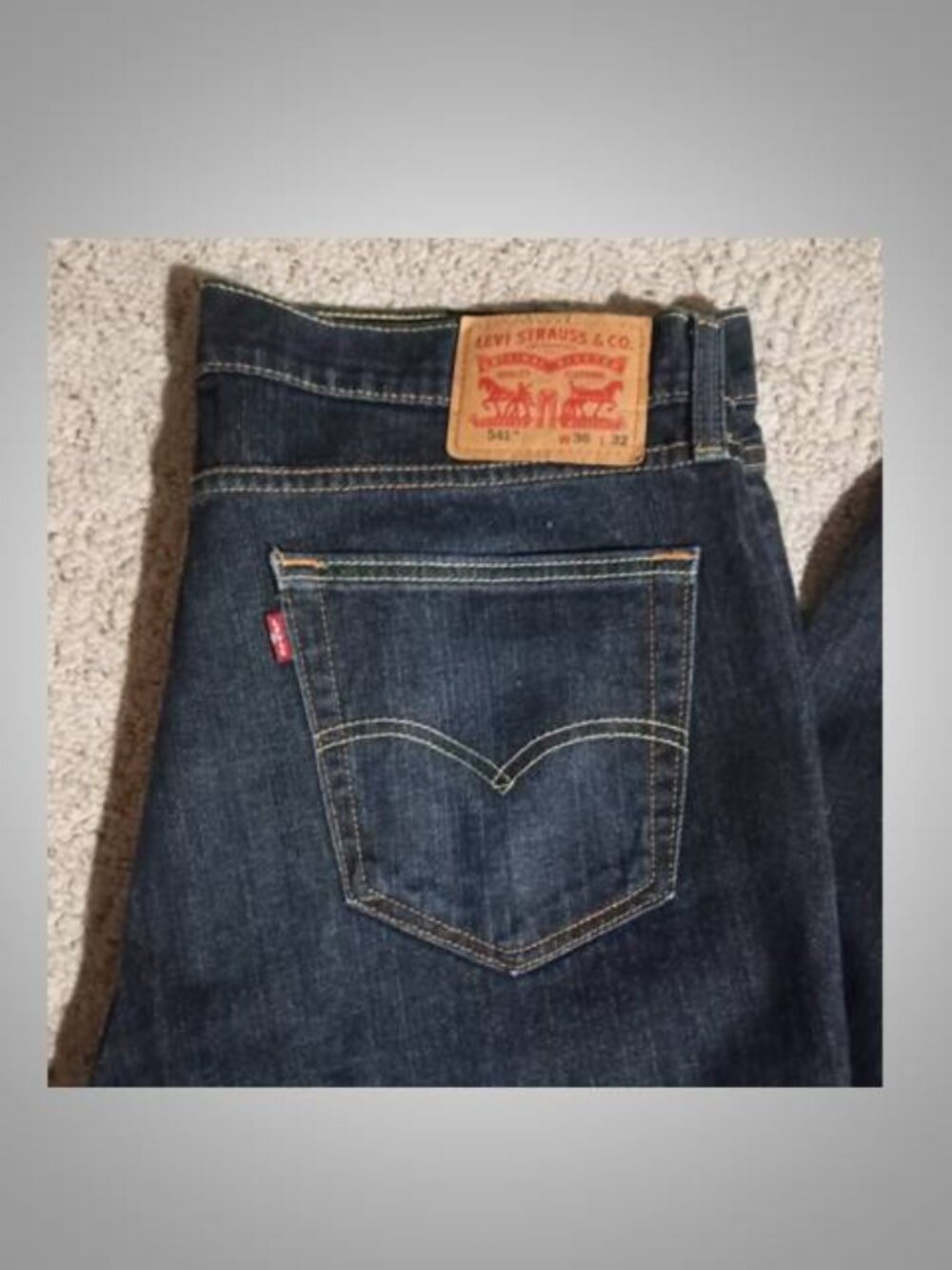 Levi's 541 Men's jeans 36 32 - Picture 2 of 8
